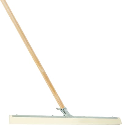 Betra Vloertrekker/douchetrekker - voor water - metaal/rubber 55 cm - met houten steel 150 cm