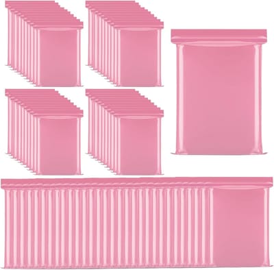 Hygiënezakjes - Dames Hygiënezakjes - 200 stuks - 15x10 cm - Zakjes voor vrouwelijke hygiëne - Hygiënezakken voor maandverband - Afsluitbare zak - voor het weggooien van tampons - Roze en paars willekeurig