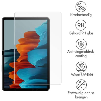 imoshion Premium Tablet Screenprotector - Geschikt voor Samsung Galaxy Tab S10 Plus / Galaxy Tab S7 FE / Galaxy Tab S7 Plus / Galaxy Tab S9 11.0 inch FE Plus / Galaxy Tab S9 11.0 inch Plus / Galaxy Tab S8 Plus - Gehard Glas