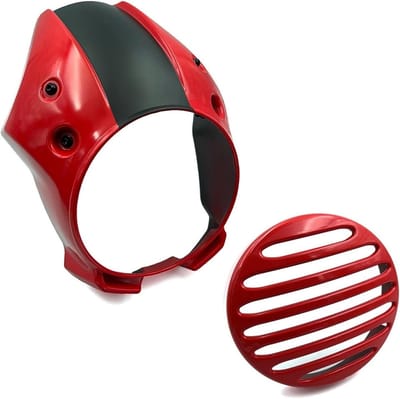 Motorfiets Voorruit - Kuip Masker - Rijden Beschermen - Sterk ABS Materiaal - 1x1x1 cm - Rood