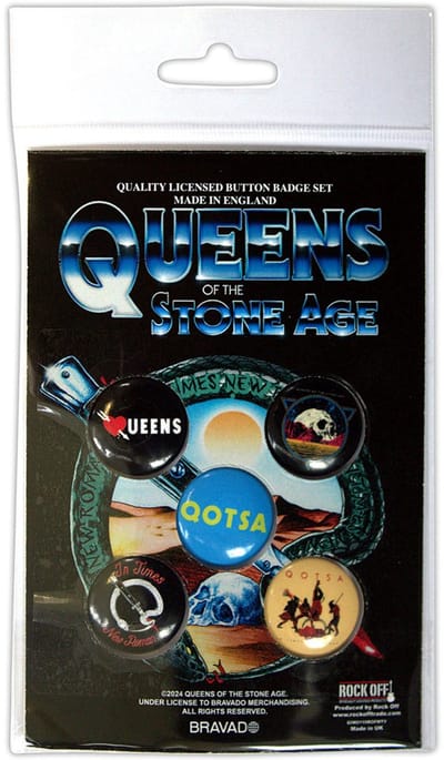 Queens Of The Stone Age - Logos Badge/button - Multicolours