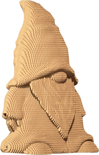 3D Kartonnen Puzzel Set: Grappige Kabouter Model Bouwset voor Uren Plezier