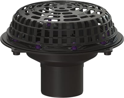 KESSEL-platdakafvoer Ecoguss - persfl., DN 125, zonder verwarming, 48312