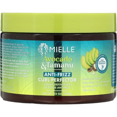 Mielle, Anti-Frizz Curl Perfector, Avocado & Tamanu, 12 oz (340 g)