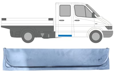 Reparatie plaatwerk achterste deuren voor Mercedes Sprinter 1995-2006