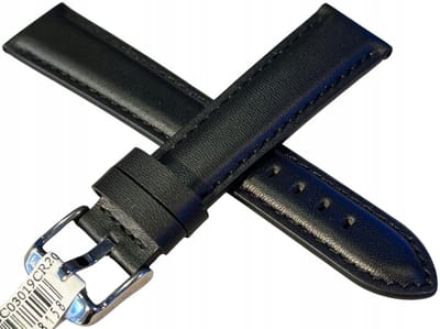 Morellato Leren Horlogeband Zwart 20mm - Origineel & Nieuw