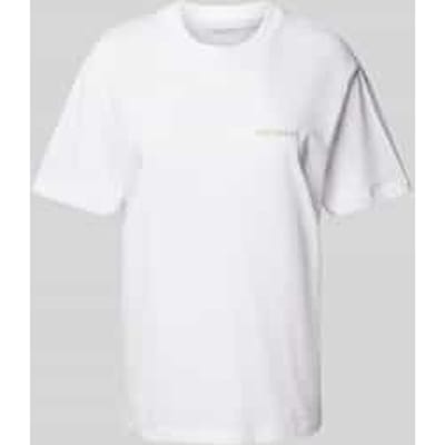 T-shirt met labelstitching