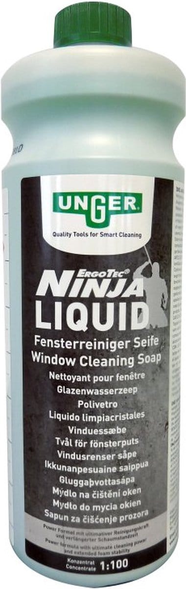 Unger Power Liquid Glazenwasserszeep - 1L.