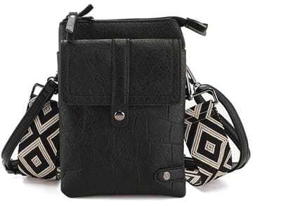Festival tasje | licht | Compact | Klein schoudertasje | Black telefoontasje | TYLER- Dames Tas- Moederdag