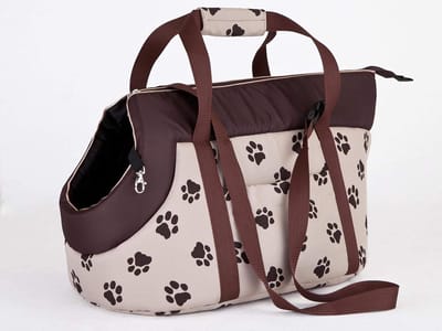 Draagtas Hond - Reistas Huisdier - Veilig Vervoer - Origineel Ontwerp - 30 x 58 x 32 cm - Beige