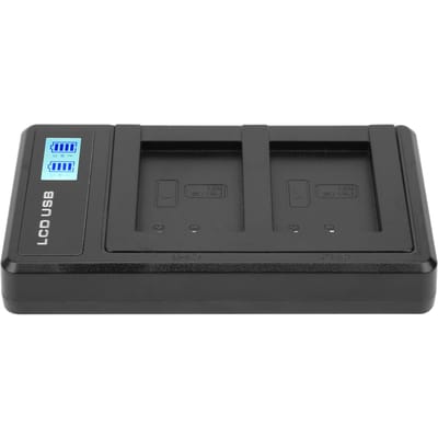 Draagbare Camera Batterijlader voor NPBX1 USB Camera Dubbele Lader met LCD-scherm