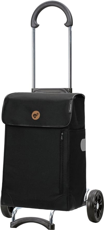 Andersen SHOPPER MANUFAKTUR Boodschappentrolley Scala Shopper Weda Black Zwart 101cm