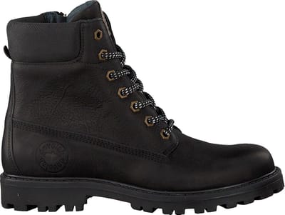 Develab Jongens Veterboots 41251 - Zwart - Maat 34