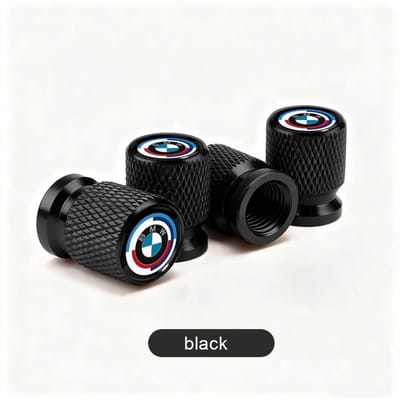 Auto Wiel Band Ventieldopjes Bandstam Covers Luchtstof Waterdicht Voor BMW E61 E81 E87 1 2 3 4 5 6 7 Serie X1 X3 X4 X5 X6 F20 E90 zwart