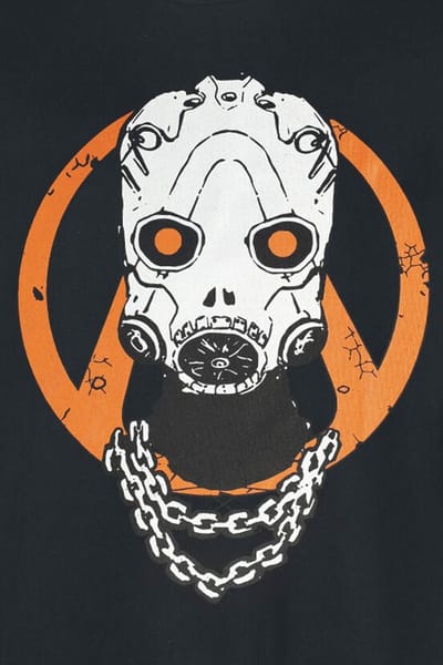 Borderlands Psycho Chain Heren T-shirt - zwart - L