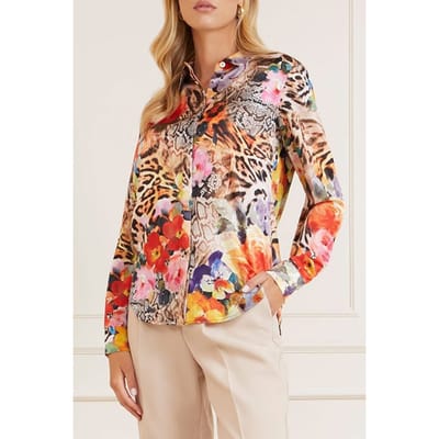 GUESS Marciano By  The Icon Blouse Prin Wild Flower Fall Pri Taglia: 38 | Magliette intime Outlet | Donna