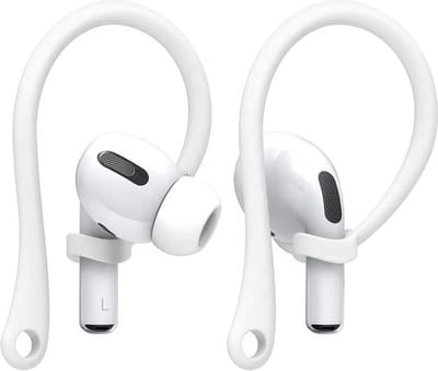 Sport hooks voor Apple AirPods Pro/3 Wit - Sport hooks - Siliconen sport hooks - Geschikt voor Apple AirPods Pro en Apple AirPods 3 - Set van 2