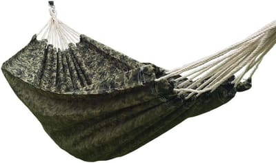 Dubbele Hangmat - Outdoor Relax - Ontspannen Buiten - Sterk Draagvermogen - 200x150cm - Geel