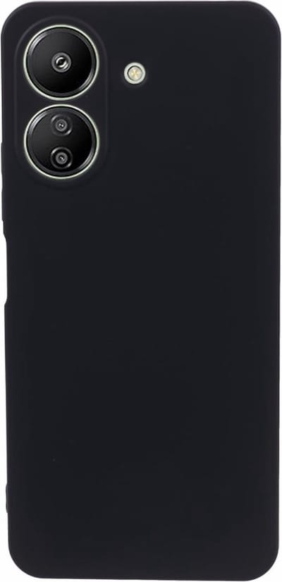 Coverup Hoesje - Geschikt voor Xiaomi Redmi 13C / Poco C65 Hoesje - Coverup Colour TPU Back Cover - Charcoal Black
