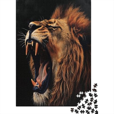 Legpuzzel Leeuw - Volwassenen Kinderen - Ontspanning Hobby - Premium Karton - 1000 Stukjes - Levendige Kleuren