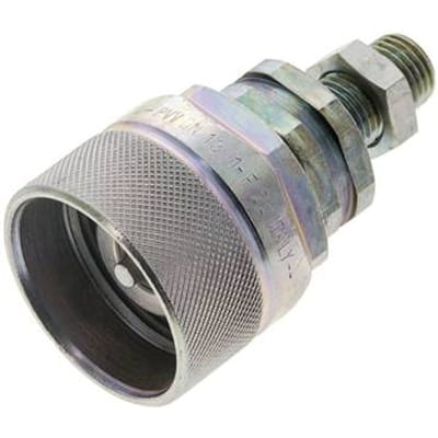 Stalen DN 12.5 Hydraulische Koppeling Insteeknippel 8 mm L Knelring Schotkoppeling ISO 14541/8434-1 D M36 x 2