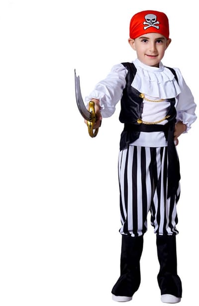 Piraat kostuum - Piraten kostuum kind - Verkleedkleren - Carnavalskleding - Carnaval kostuum - Jongens - 4 tot 6 jaar