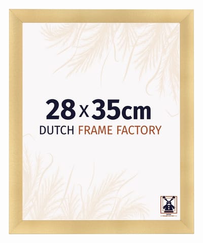 Fotolijst 28x35 cm - MDF - Goud Mat - Praag