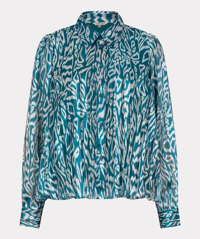 Blouse puffed hem Crystal Glow
