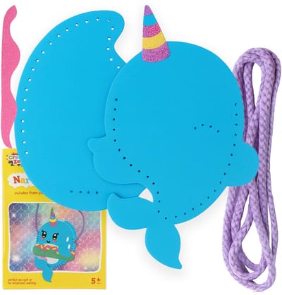 Creator Zone Serie - Narwal Tas Creatief Doe-Het-Zelf Set - 35 Onderdelen - Voor Kinderen