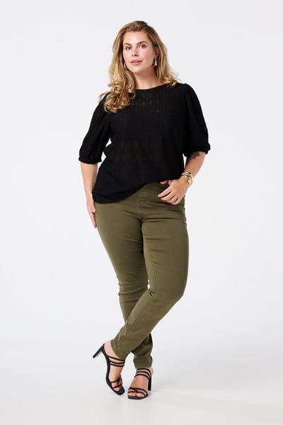MS Mode Tregging Tregging met denim look