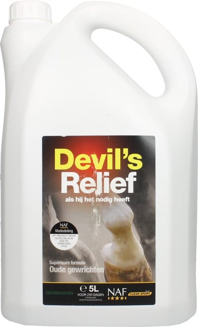 NAF - Devil's Relief - Extra Comfort & Ondersteuning - 5 L