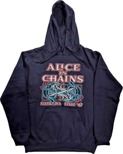 Alice In Chains - Totem Fish Hoodie/trui - S - Blauw