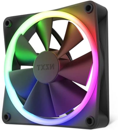 RGB Ventilator - PC Fan - Stille Koeling - Individuele LED's - 120mm - Zwart