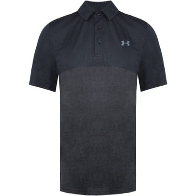 Under Armour Vanish Geblokt Heren Zwart Poloshirt
