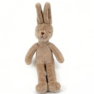 Bloemetje & Bear®｜Lumi Knuffel Konijn 34 cm – Superzacht Pluche – Knuffelbaar Knuffeldier – Beige – Cadeau voor Kinderen & Volwassenen – Zacht Speelgoed