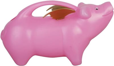 Sproeikan Vliegend Varkentje Roze Kunststof 2.15 Liter