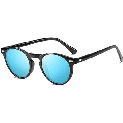 TR90 UV400 Anti-Reflectie Myopie Zonnebril Met Sterkte 0 Tot -6.0 Ronde Bijziendheid Zonnebril Voor Mannen Myopia -4.0