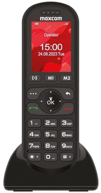 Mobiele Desktop Telefoon - Grote Knoppen Telefoon - Thuisgebruik Kantoor - 4G VoLTE Connectiviteit - 2 Inch Scherm - Zwart
