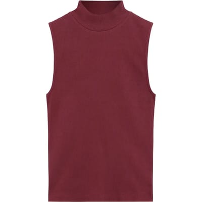 Damestanktop met hoge hals KnowledgeCotton Apparel