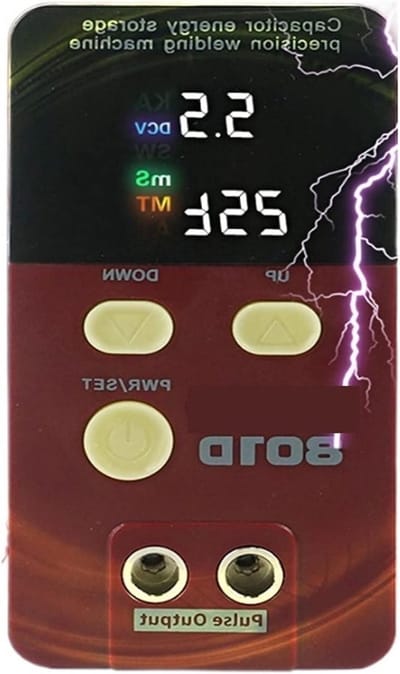 Puntlasser - Batterij Lasser - Batterij Punten - Digitale Inverter - 0.4 mm - Zwart