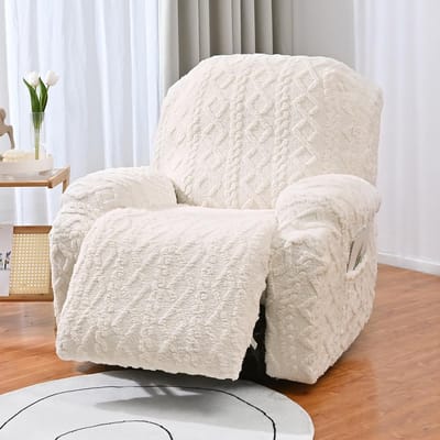 4/6/8 stuks per set, dubbelzijdig jacquard vlechtwerk Chivas bankhoes, elastische zachte bank fauteuil hoes decoratieve bescherming 2 seater