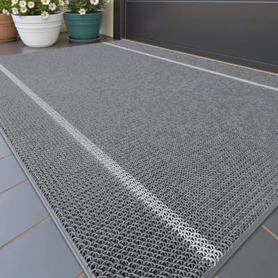 Buitendeurmat 60x120 cm - Stevige anti-slip vuilvanger voor buiten, waterbestendig en afwasbaar