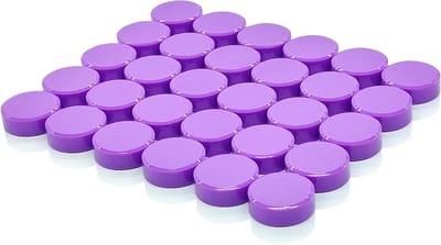 Kleurrijke magneten voor magnetische borden en koelkasten, sterke ronde decoratieve magneten voor whiteboards en kluizen (30 stuks)