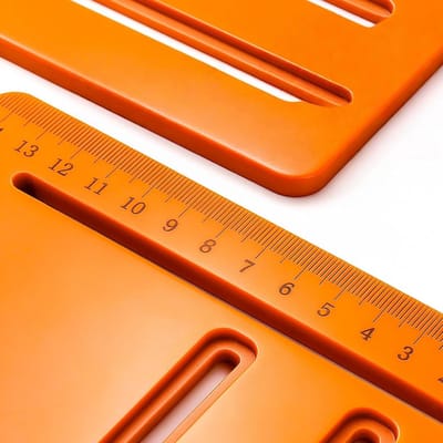 Snijmachine Grondplaat - Zaaggeleider Set - Precisie Houtsnede - Verstelbare Hoek Hoogte - 350 x 150 mm - Zwart