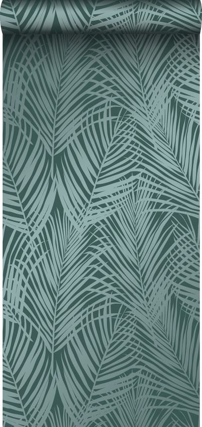 Origin Wallcoverings behang palmbladeren smaragd groen - 347710 - 0,53 x 10,05 m