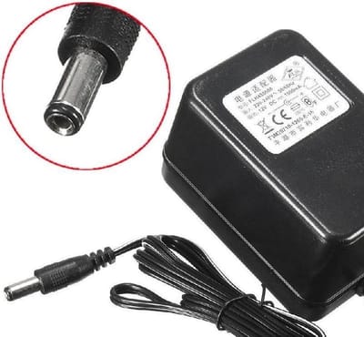 Motocars Benelux Oplader - 12V adapter voor elektrische kinderauto