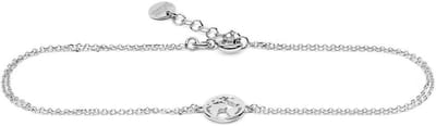 Zilveren Bol Anklet - Enkelbandje Vrouwen - Stijlvol Reizen - Verstelbaar Lichtgewicht - 925 Sterling Zilver - Zilverkleurig