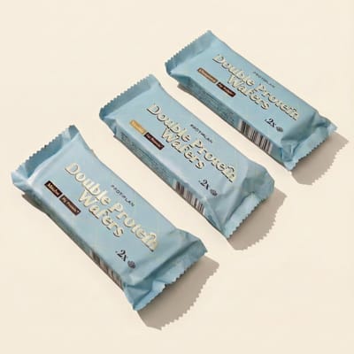 Protiplan - Mix Proteïne Wafels I - 6 stuks - 41,9 g per stuk - Low carb wafel - Eiwitrepen