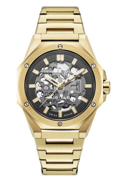 Christophe Duchamp Raidillon Skeleton Automatic – Luxe Goud/Zwart Herenhorloge