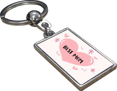 Best Mom - Sleutelhanger - Cadeau - Verjaardag - Kerst - Kado - Valentijn - Moederdag - Moederdag cadeautje - Moederdag cadeau voor mama